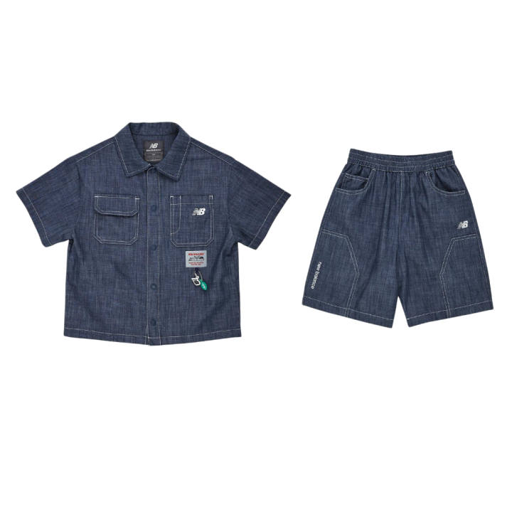 New Balance New Balance Kids Casual Sportswear Lapel Moderate