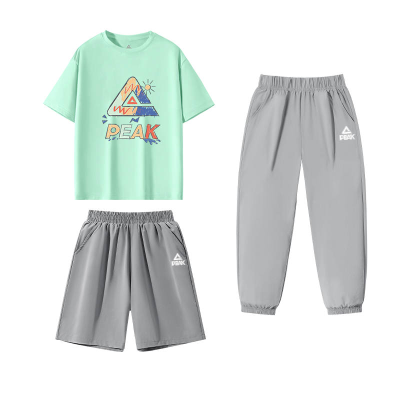 PEAK Kids Casual Sportswear Crew Neck Thin