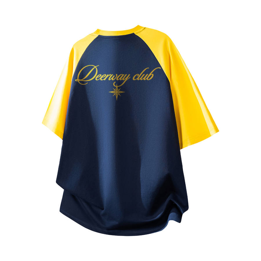 DEERWAY T Shirts Unisex Crew Neck Straight Fit