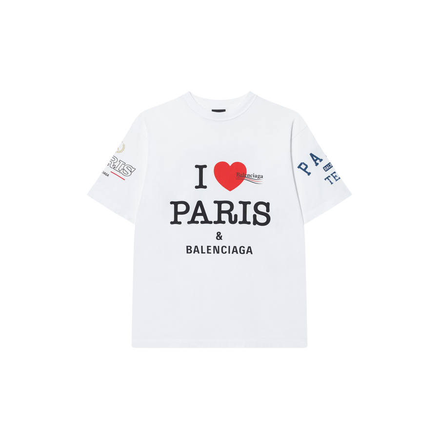 Balenciaga SS25 T Shirt Loose Fit Unisex White