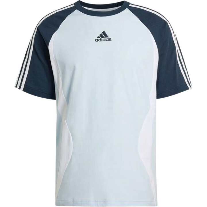 Adidas Adidas Adicolor T Shirts Men's Blue Crew Neck Moderate