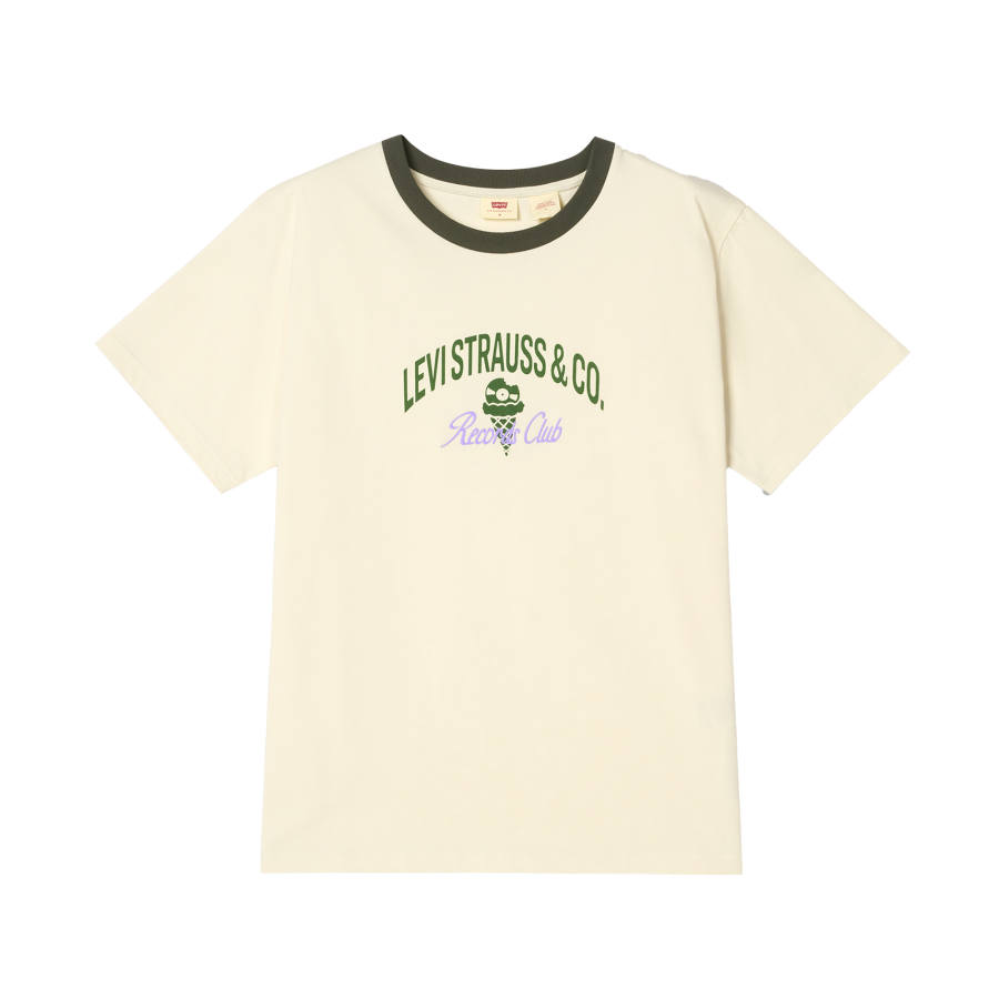 Levis T Shirts Women's Apricot Crew Neck