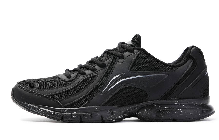 Li-Ning Li Ning Zero March 7th Synthetic Leather, Textile Low top Running Shoes Men's