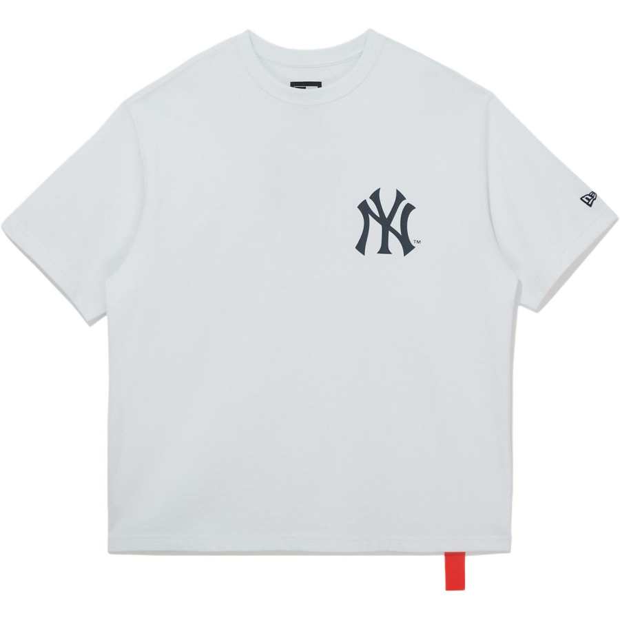 New Era T Shirts Unisex White/New York Yankees Crew Neck
