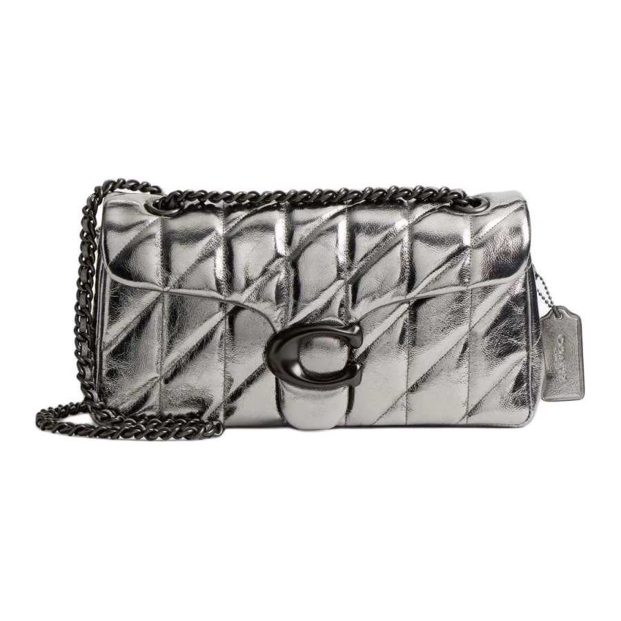 COACH Tabby Sheepskin Crossbody Bag, Shoulder Bag Medium Women's Anthracite