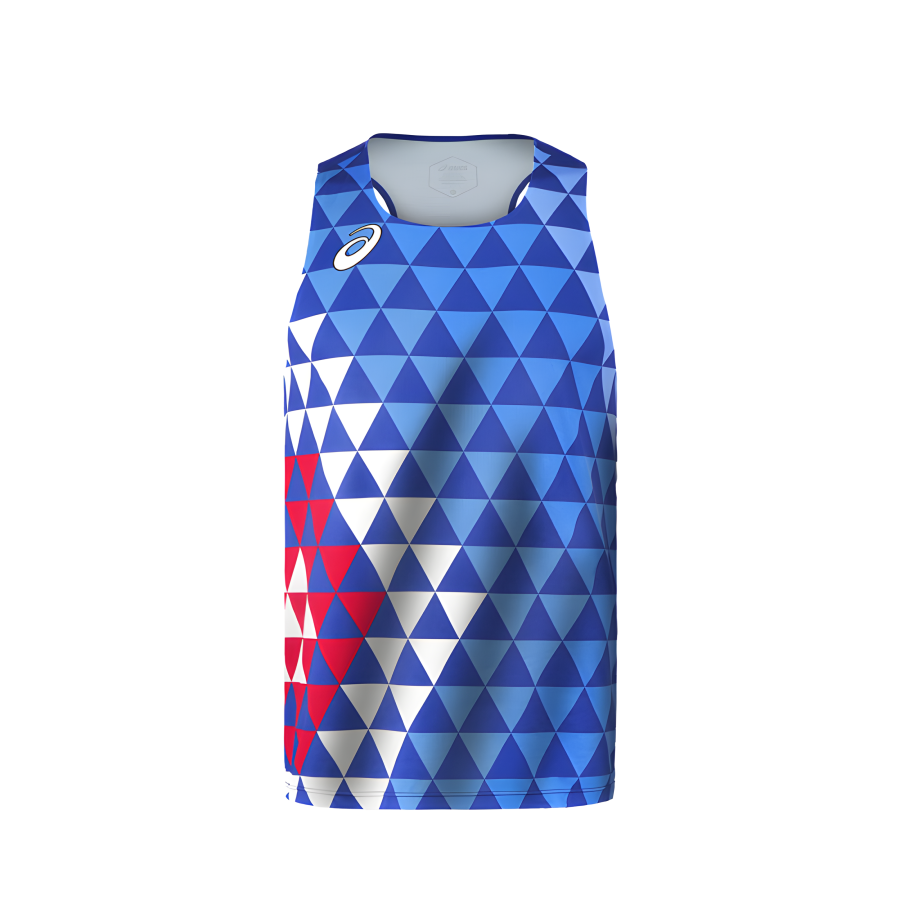 ASICS ASICS Tank Tops Men's Collarless Thin Straight Fit