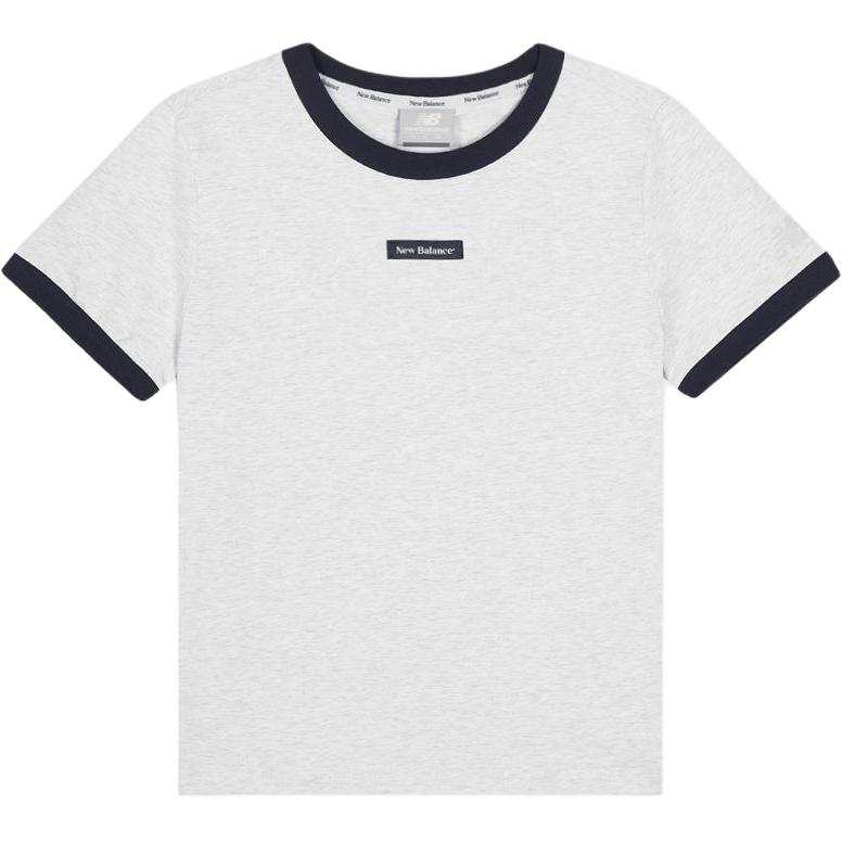 New Balance New Balance T Shirts Women's Light Gray Crew Neck