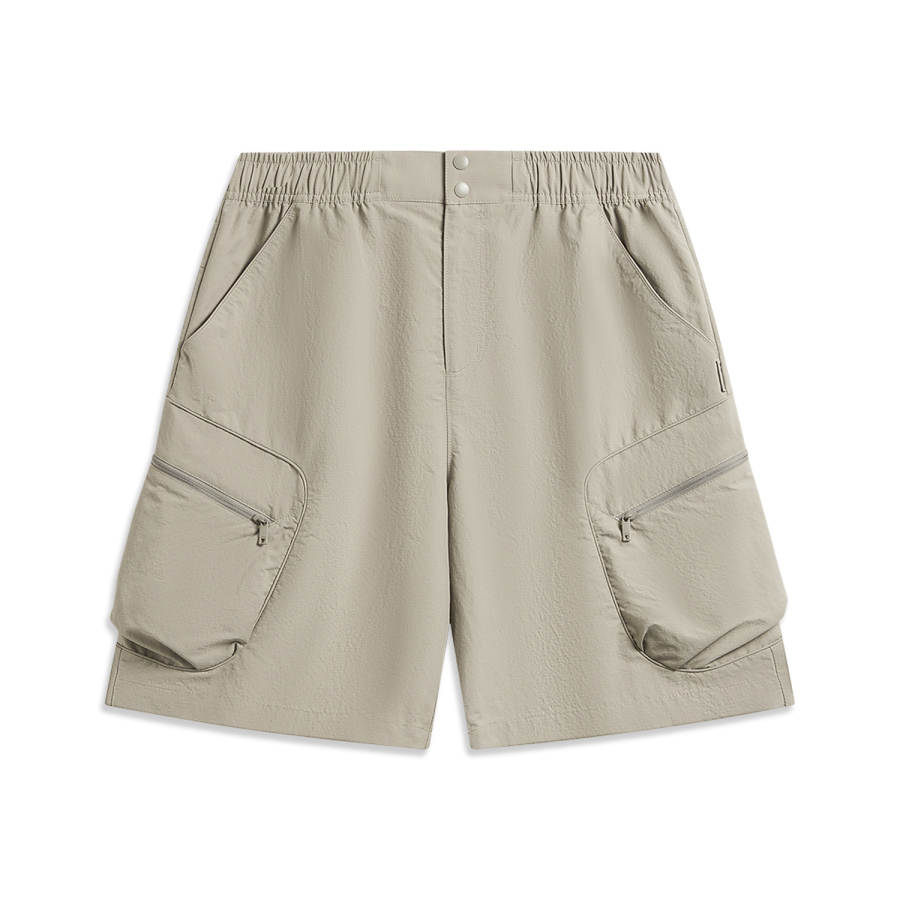 Li-Ning Li Ning Outdoor CF Tracing Sports Shorts Men's Rugged Brown Gray