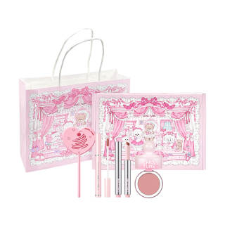 CHIOTURE Cute Box Makeup Sets Shiny Long Lasting Clear Glossy Lip Natural Mirror Finish