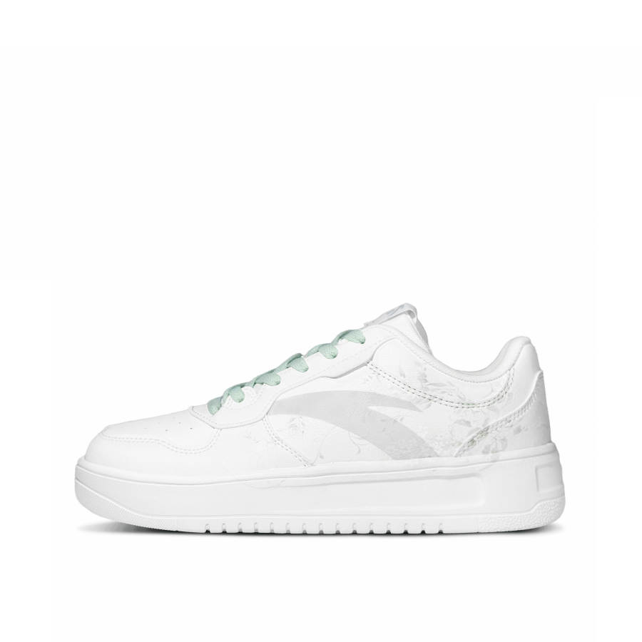 Anta Easy Cyan Mist Quest Low top Skateboard Shoes Women's Green White