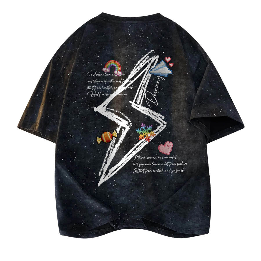DEERWAY T Shirts Unisex Crew Neck Moderate Straight Fit