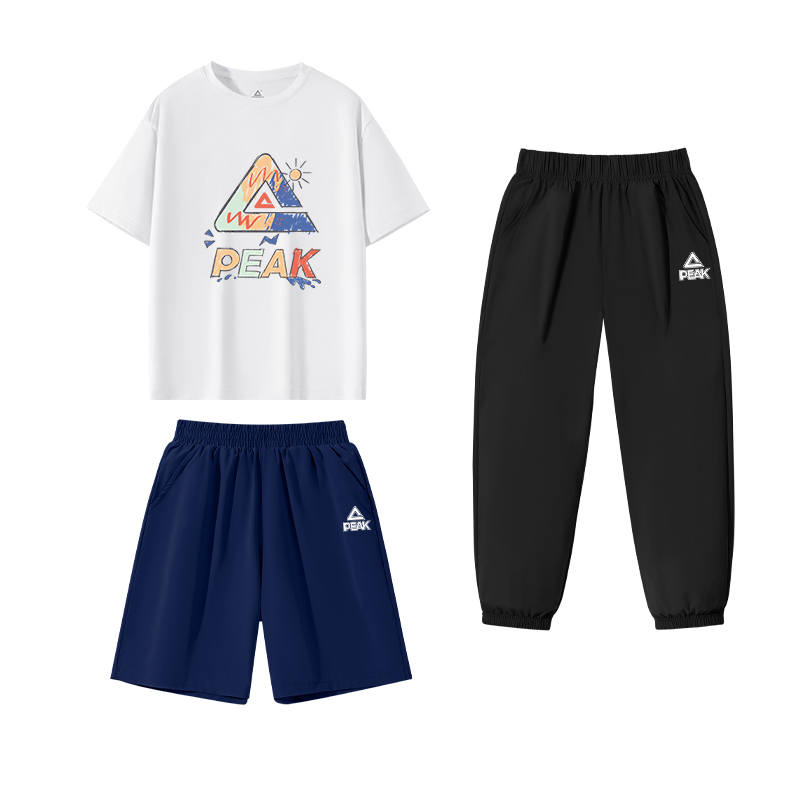 PEAK Kids Casual Sportswear Crew Neck Thin