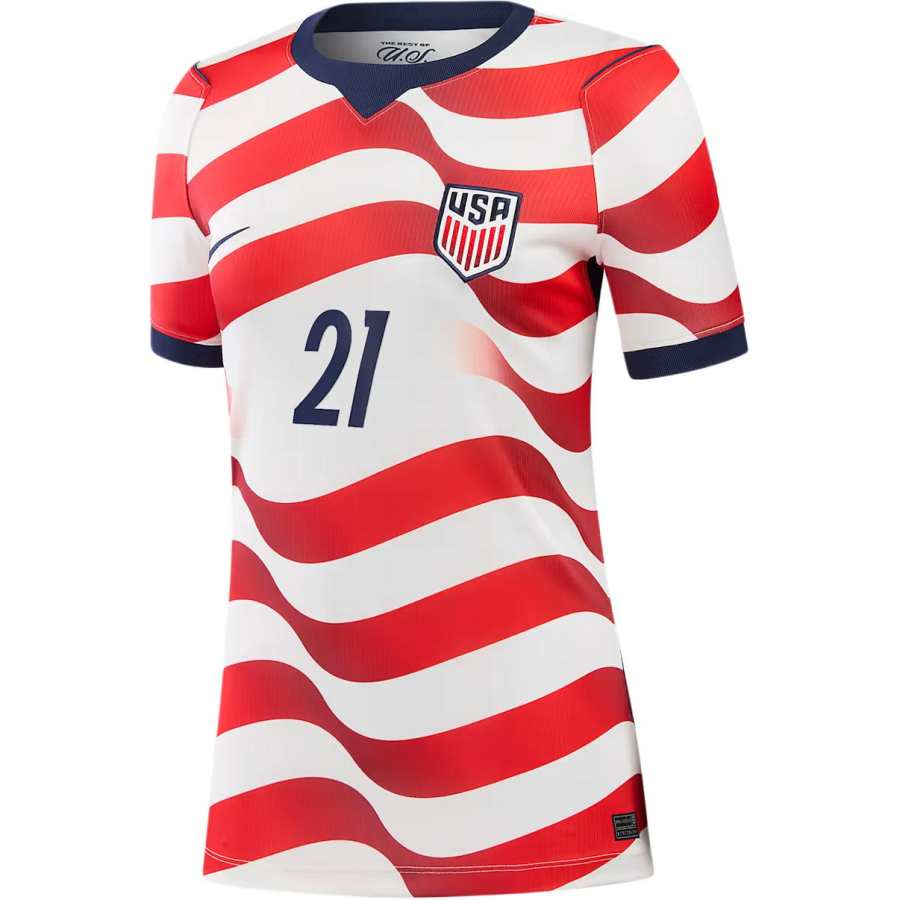 Nike Nike United States National Team Timothy Weah USMNT Soccer Jersey Fan Edition Women's