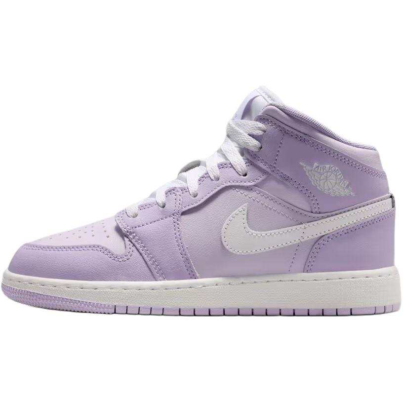 Jordan Jordan Air Jordan 1 Mid top Basketball Shoes Purple Unisex