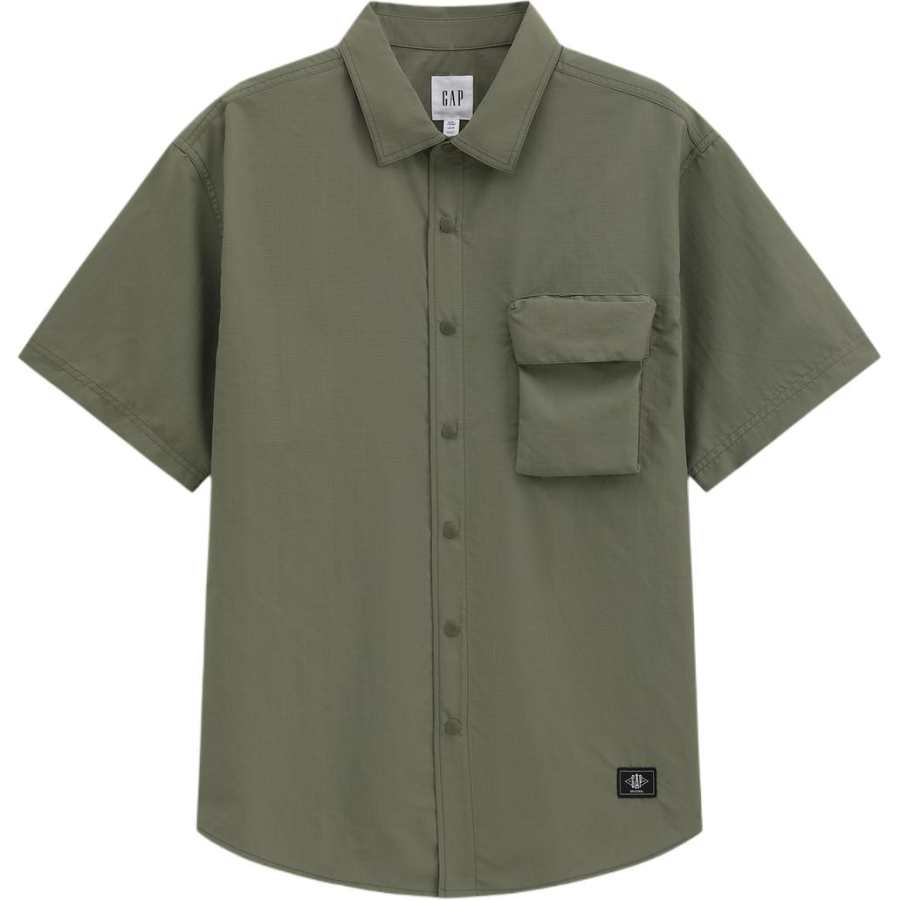 GAP GAP Shirts Men's Lapel Moderate Workwear