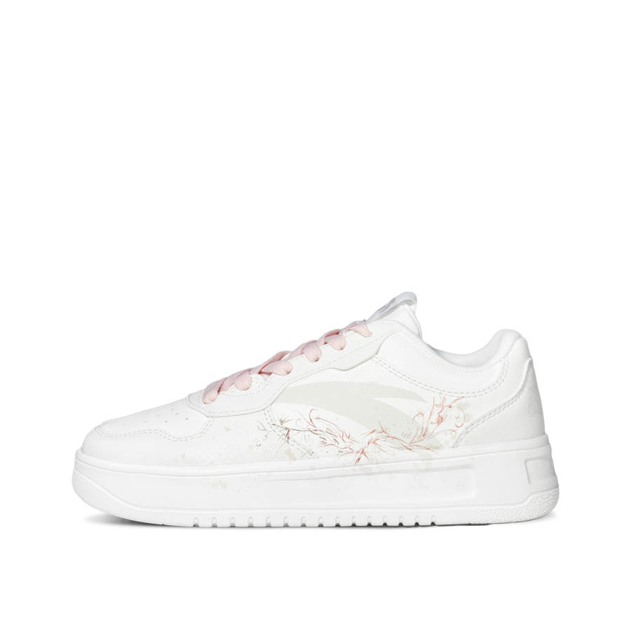 Anta Easy Swallow's Nest By The Stream Low top Skateboard Shoes Women's Pink White