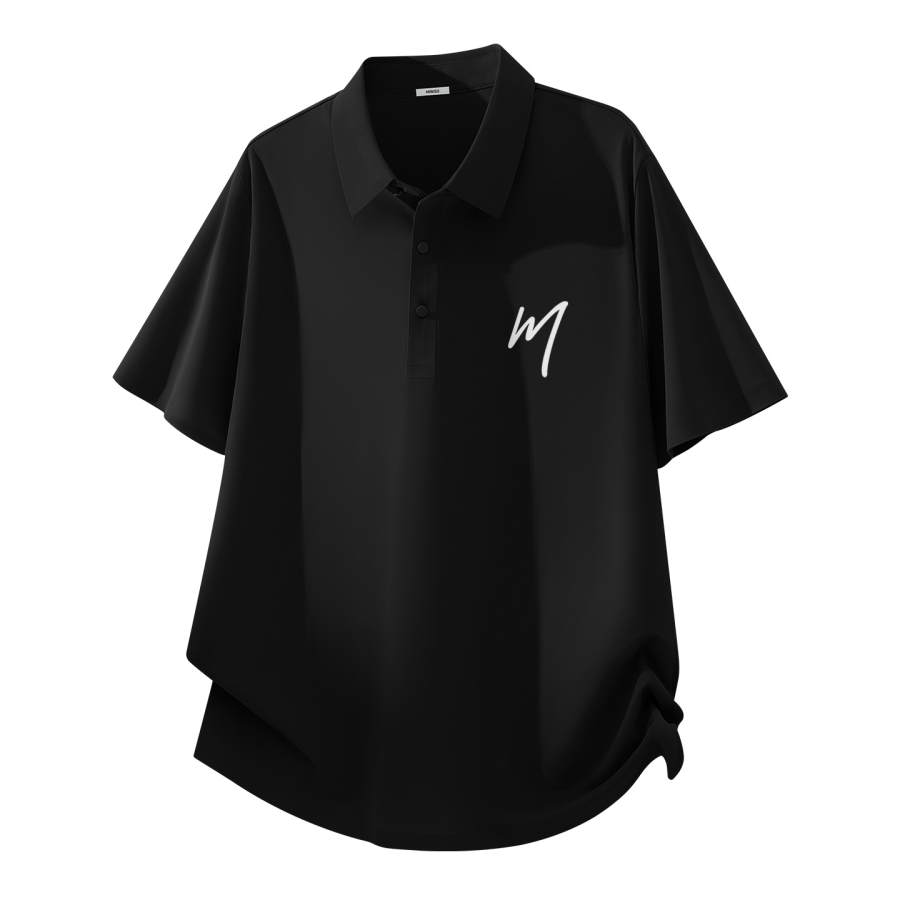 MINISO Polo Shirts Unisex Polo Collar Moderate Straight Fit