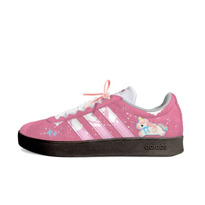 Adidas Adidas VL COURT 2.0 Skateboard Shoes Unisex Low Top White