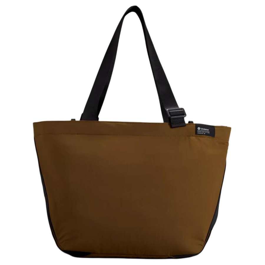Lululemon Nylon Tote Bag, Shoulder Bag Unisex Brown