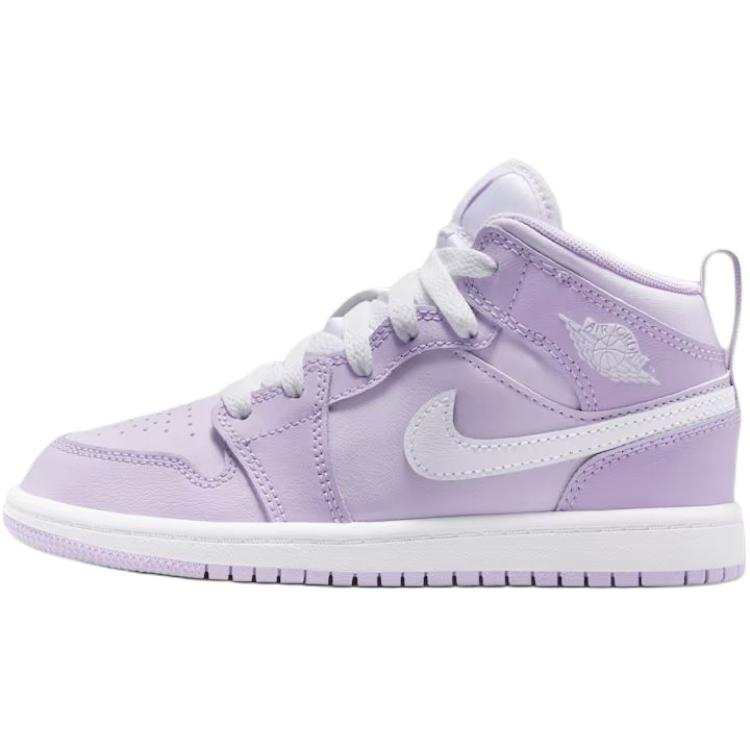 Jordan Jordan Air Jordan 1 Mid top Children's Basketball Shoes Purple Kids'