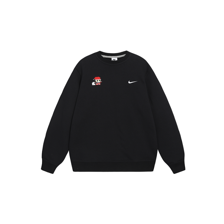 Nike Nike Sweatshirts Unisex Black Crew Neck Moderate Regular