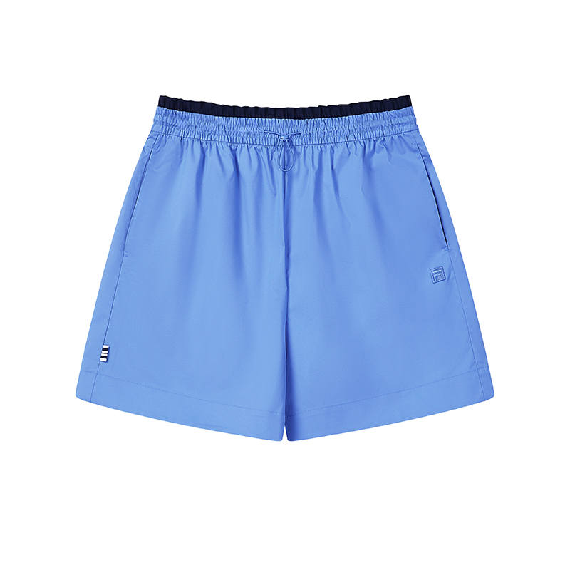 FILA HERITAGE Casual Shorts Women's Simple Blue