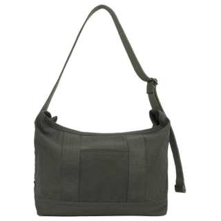 URBAN REVIVO Fabric Shoulder Bag, Crossbody Bag Men's Gray Green