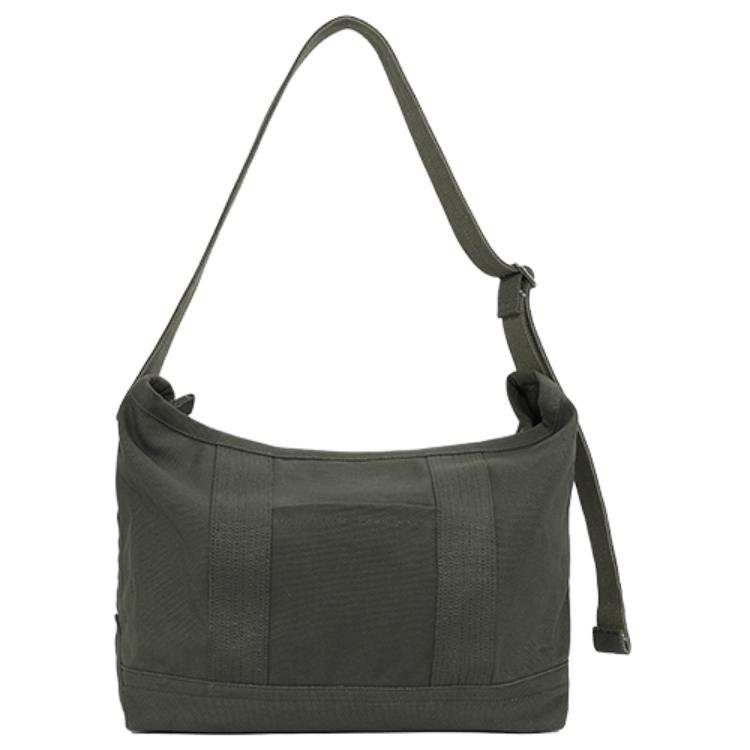 URBAN REVIVO Fabric Shoulder Bag, Crossbody Bag Men's Gray Green