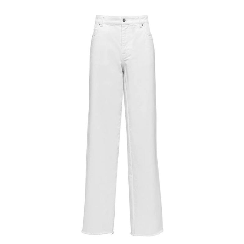 MIU MIU SS22 Jeans Women's White