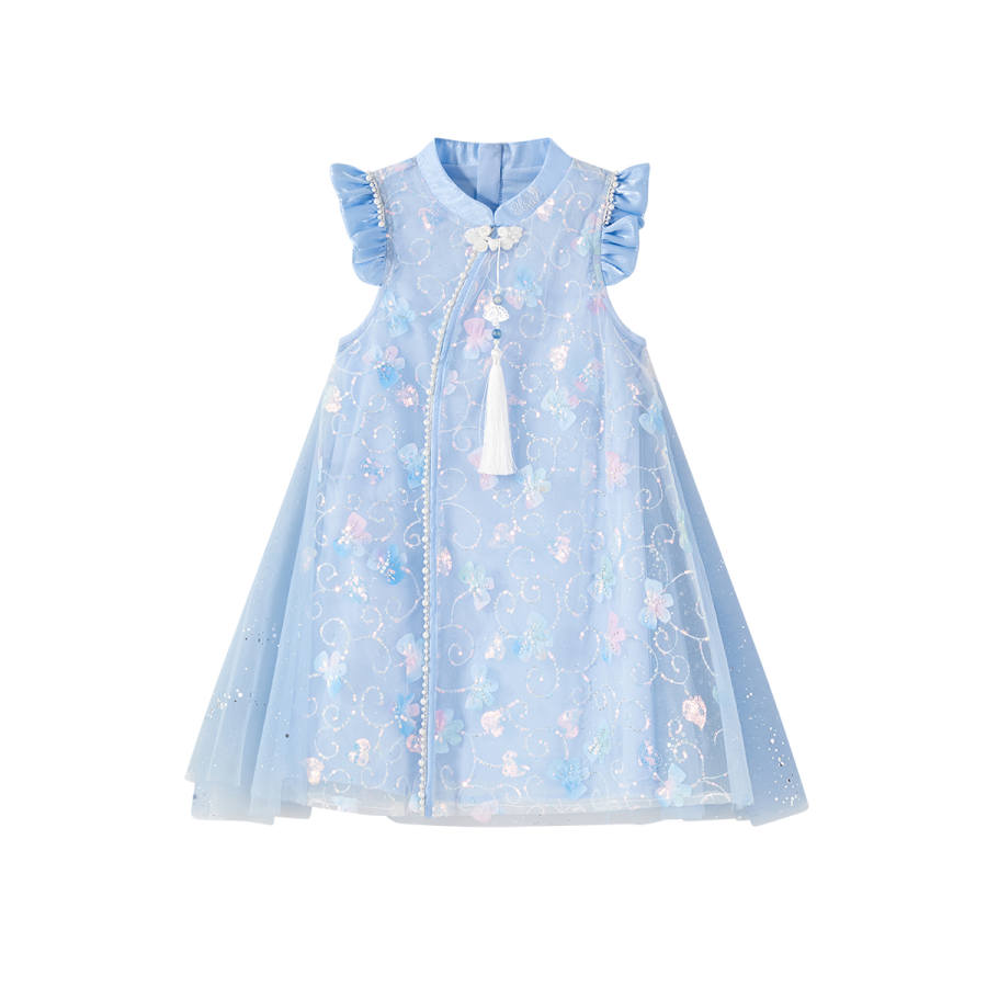 Disney Dress Frozen Series Blue Kids'