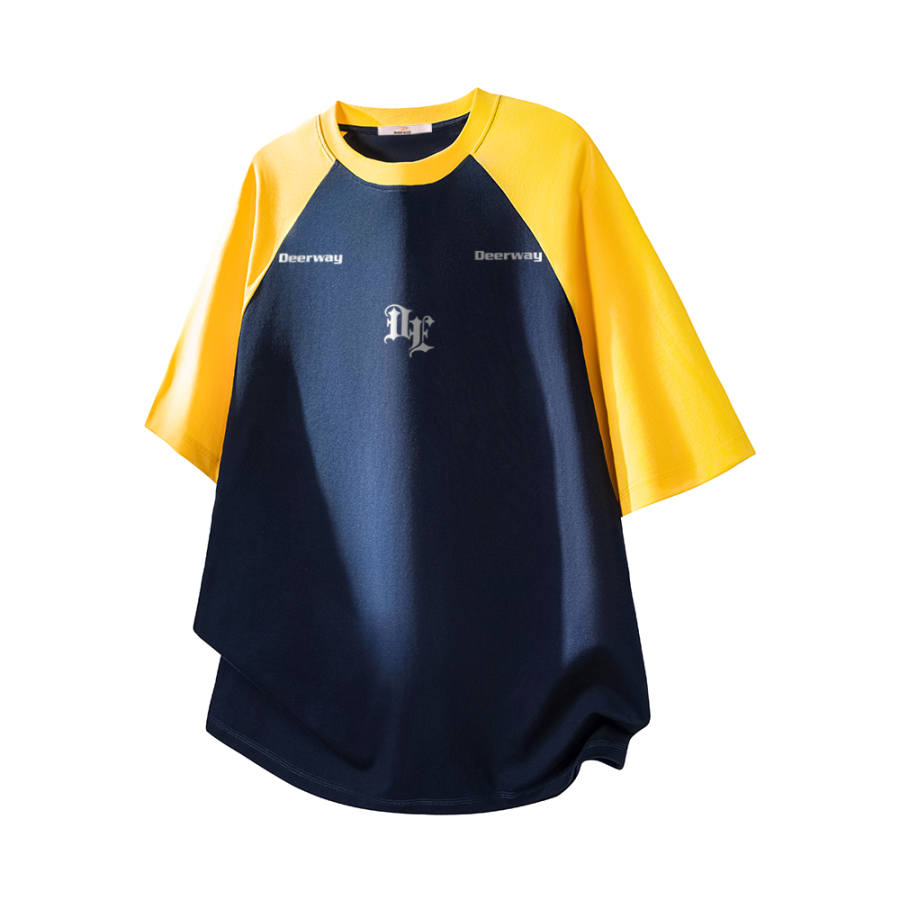 DEERWAY T Shirts Unisex Crew Neck Straight Fit