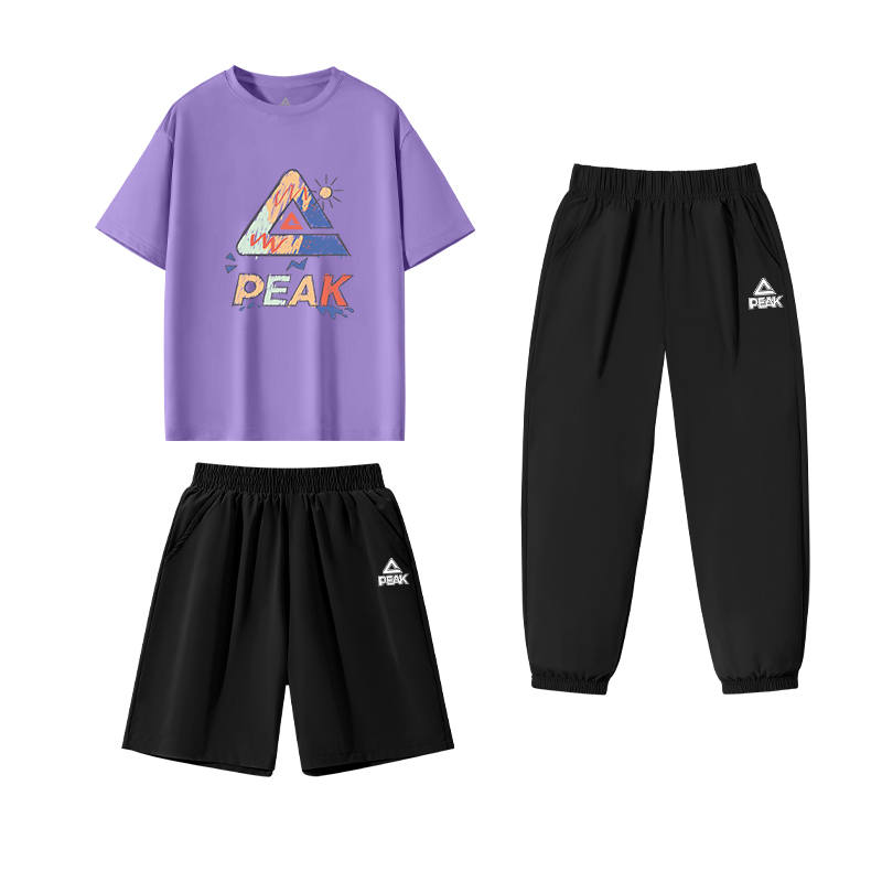 PEAK PEAK Kids Casual Sportswear Crew Neck Thin