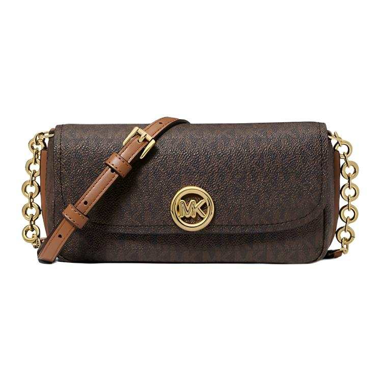 MICHAEL KORS Nolita Artificial Leather Crossbody Bags Small Women's Brown