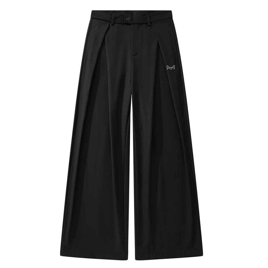 MIIOW Casual Pants Men's Moderate Straight Fit Pants