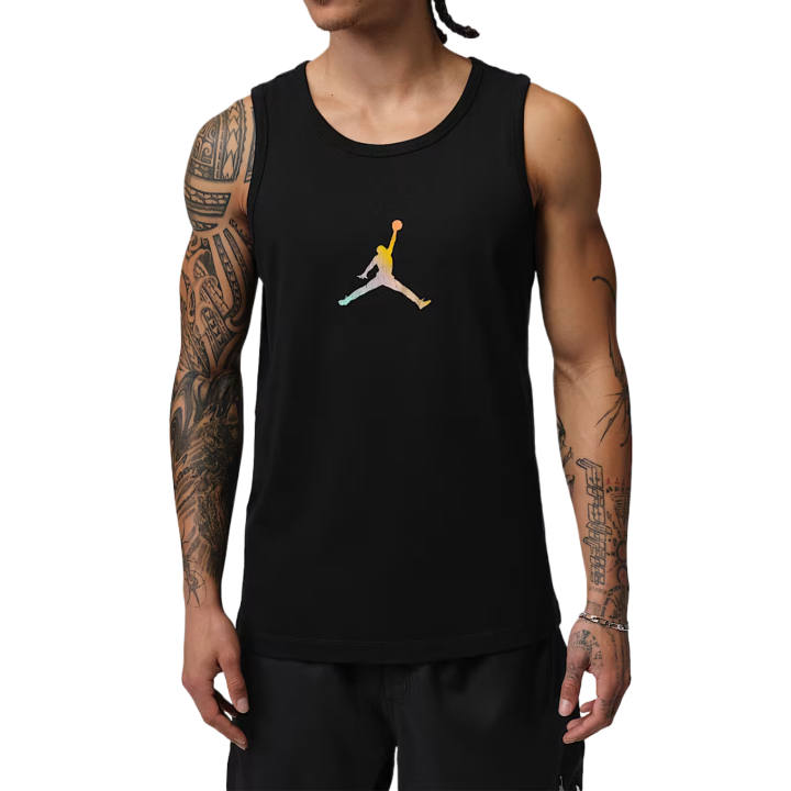 Jordan Jordan Brooklyn Tank Tops Men's Black Crew Neck Moderate Other