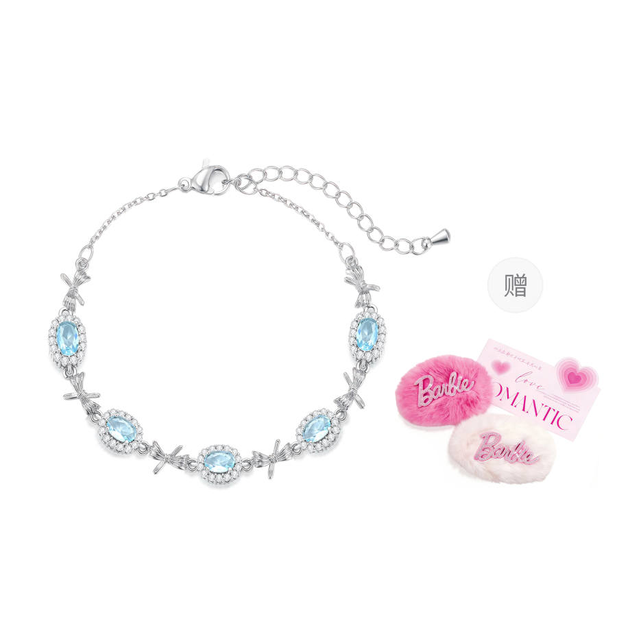 Barbie Transparent Crystal Bracelets Women's