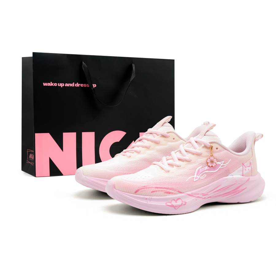 Li-Ning Li Ning Light Breeze Fabric Low top Casual Physical Fitness Test & Exam City Commuting Training Running Shoes Women's