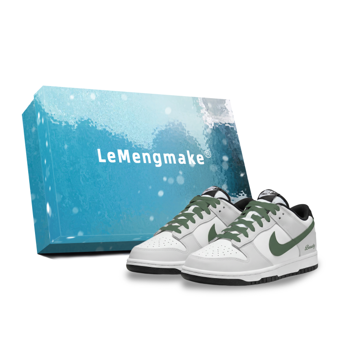 Nike Nike Dunk Skateboard Shoes Men's Low Top Olive Green