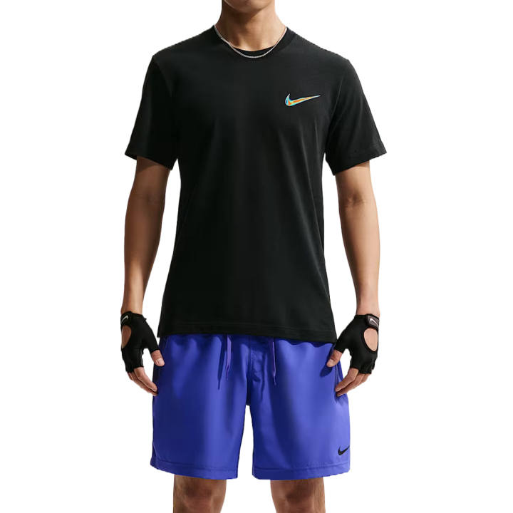 Nike Nike T Shirts Men's Black Crew Neck Moderate