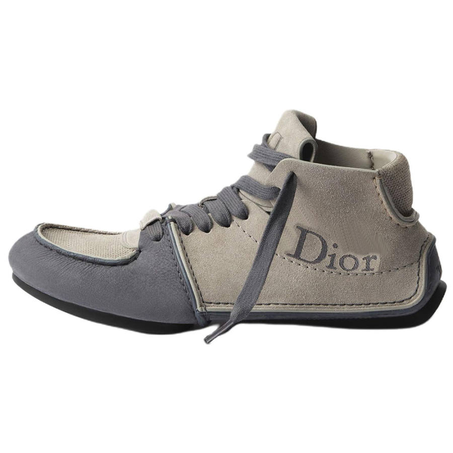 DIOR DIOR Roadie Ankle Boots Men's Gray