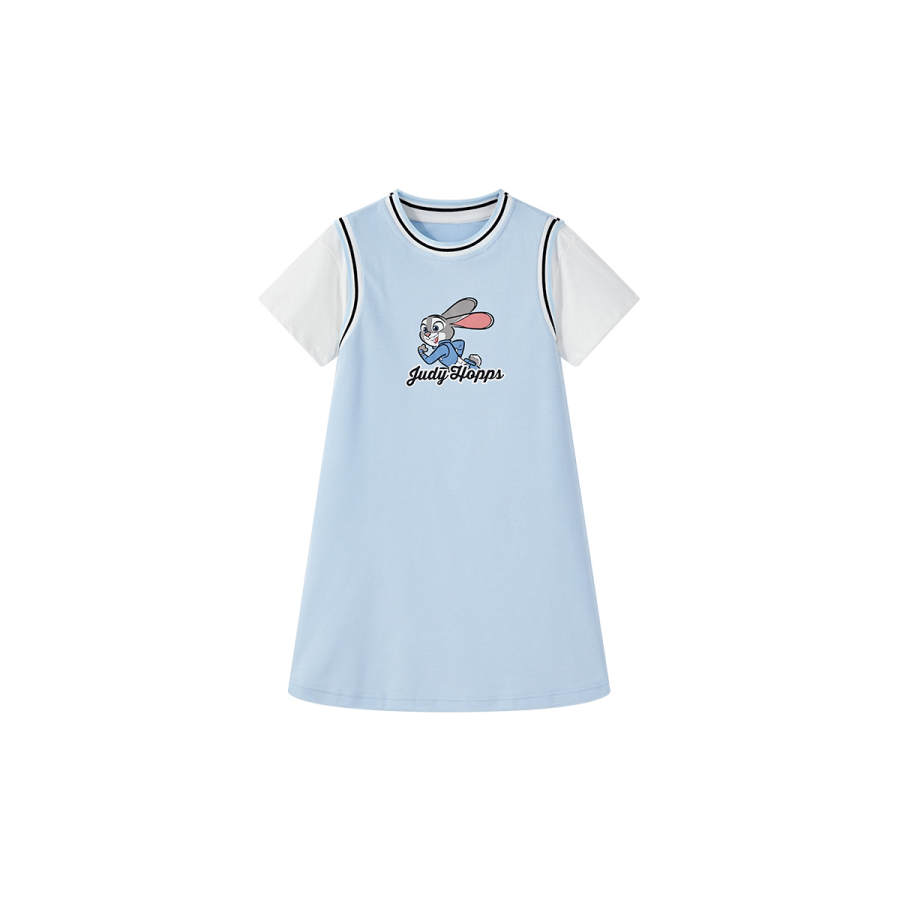 Disney Kids Dresses Crew Neck Moderate Long