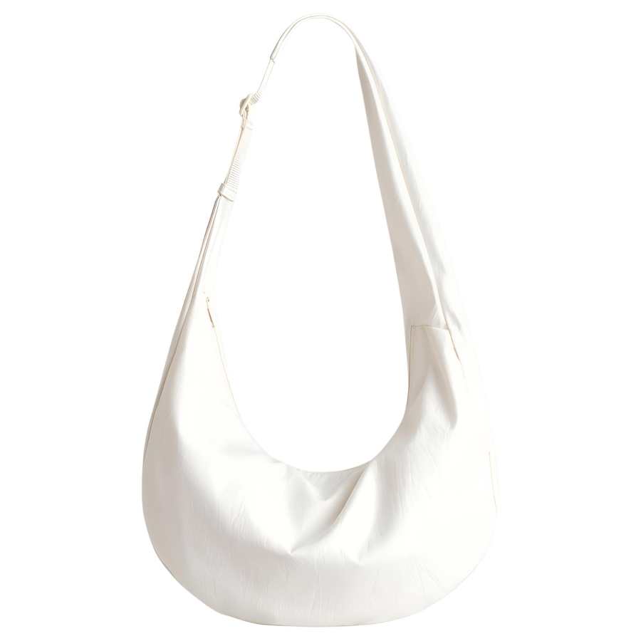 COS COS Polyester Crescent Bag Crossbody Bag Regular Women's White