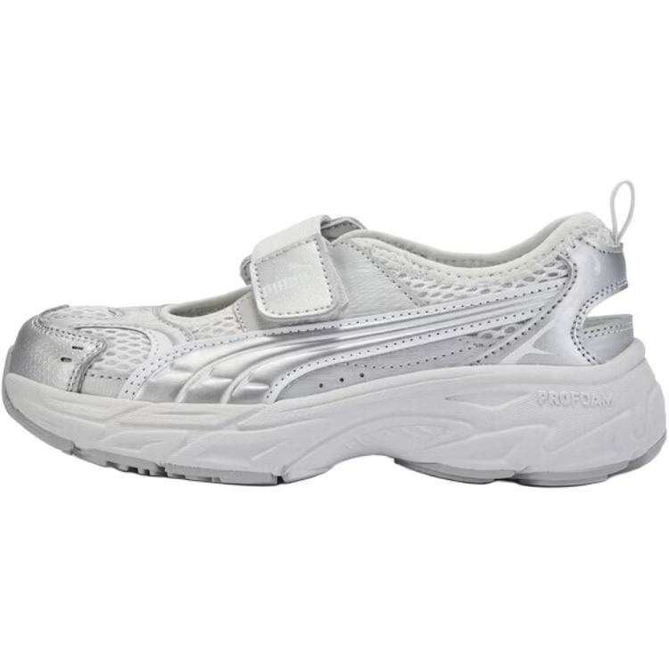 PUMA PUMA Memoria Rebound Support Low top Sandal Silver Gray Kids'