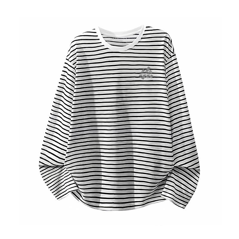 Tonlion T Shirts Women's Crew Neck Thin Straight Fit
