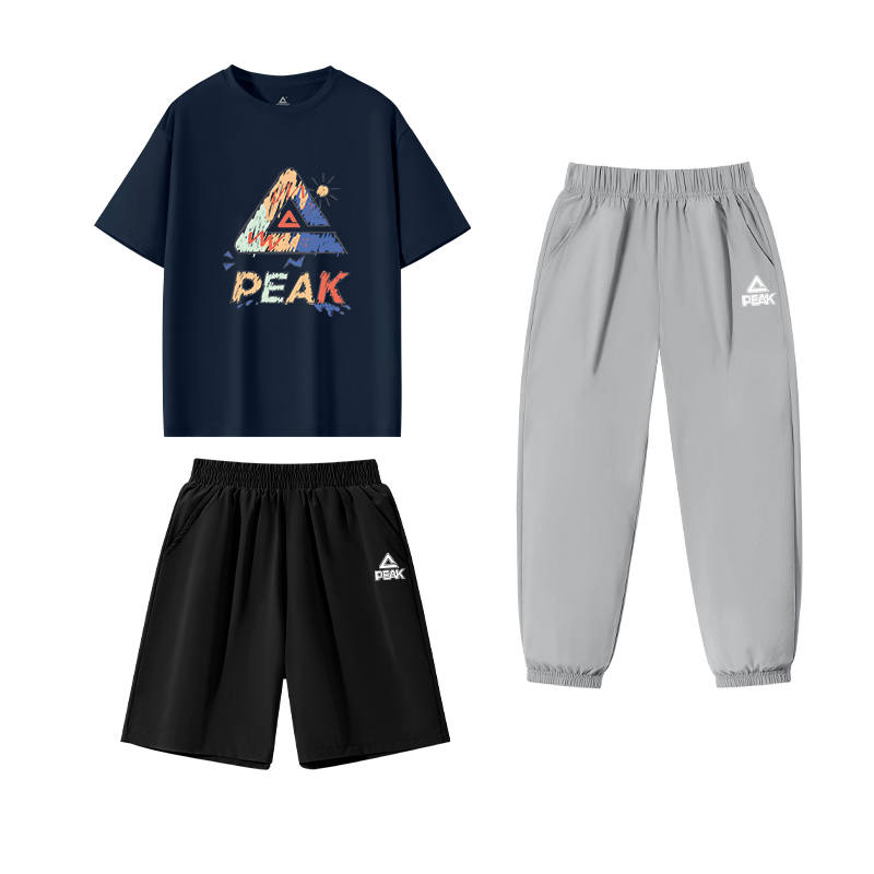 PEAK PEAK Kids Casual Sportswear Crew Neck Thin