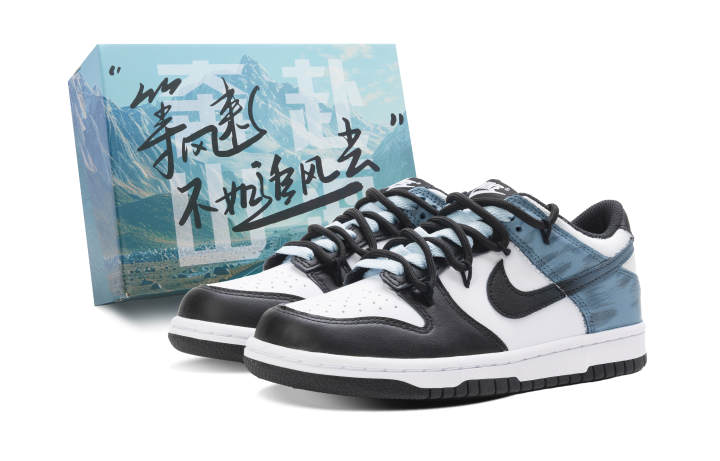 Nike Nike Dunk Skateboard Shoes Women's Low Top Blue/Black
