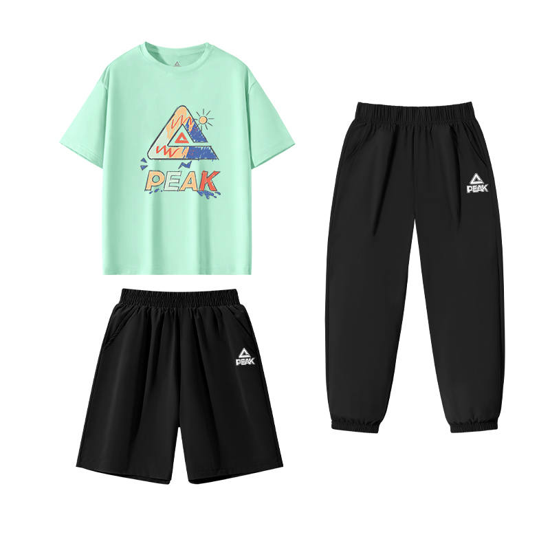 PEAK Kids Casual Sportswear Crew Neck Thin