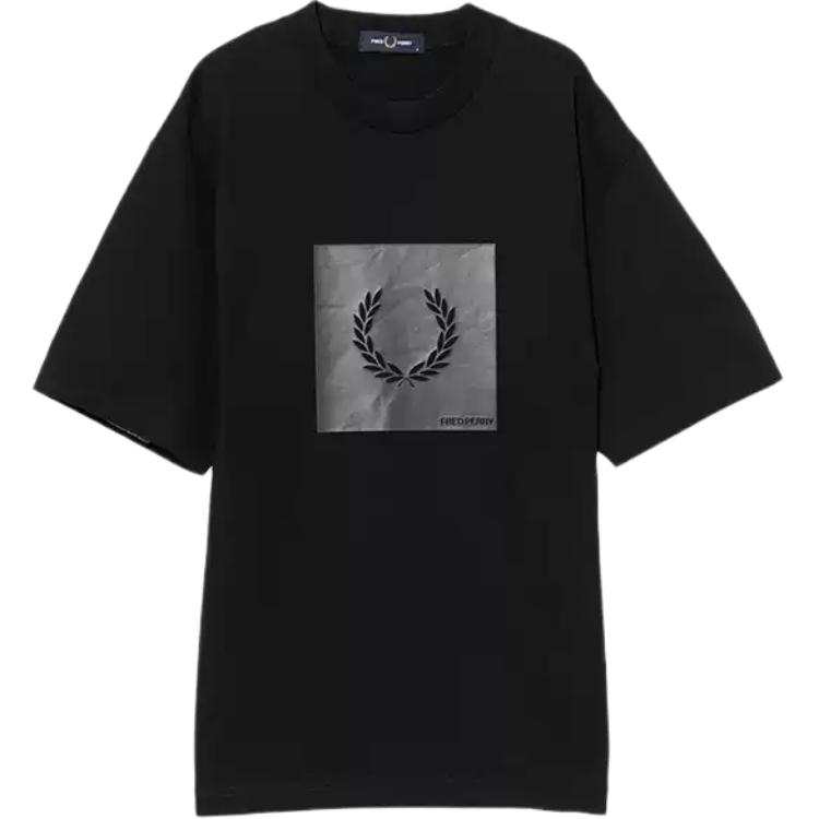 FRED PERRY FRED PERRY T Shirts Men's Black BKX Crew Neck