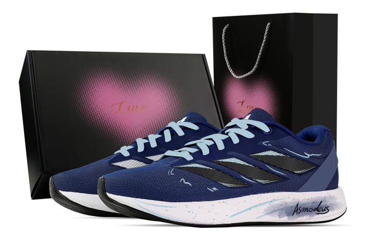 Adidas Adidas Duramo RC Running Shoes Unisex Low Top Black/Blue