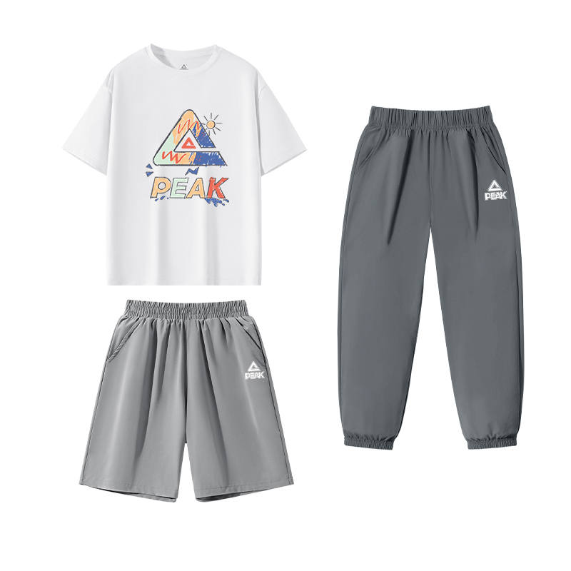 PEAK Kids Casual Sportswear Crew Neck Thin